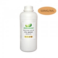 50mg/ml PG NIC druskos bazė