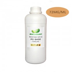 72 мг/мл PG нікотин солей бази