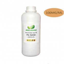 100mg/ml PG NIC Salz Basis