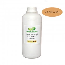 24mg/ml VG NIC druskos bazė