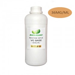 36 mg / ml VG NIC soli